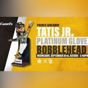 Tatis Jr. Platinum Glove Bobblehead